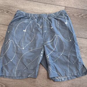 Zegna Sport Swim Shorts Trunks Active Mesh Lined Blue Men's Medium Performance